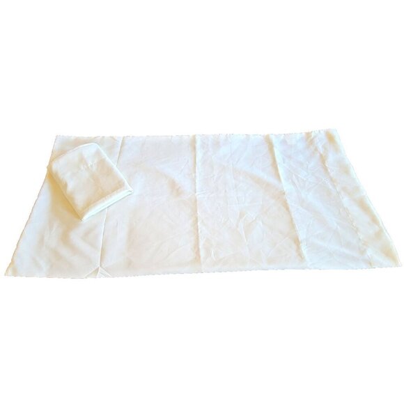 Hotel Style Pillow Cases King Size Set of 2 Cream Ivory Off-White - Picture 1 of 4